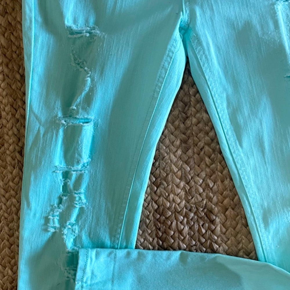 Tinseltown Denim Couture Skinny Destroyed Denim Jeans Sz 6 NWOT! - Picture 3 of 3